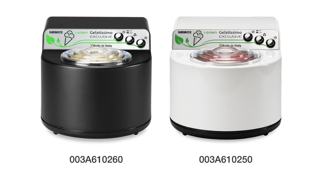 Máy làm kem mini Nemox 003A6102 Gelatissimo Exclusive i-Green 1,5 lít - tổng quan thiết kế