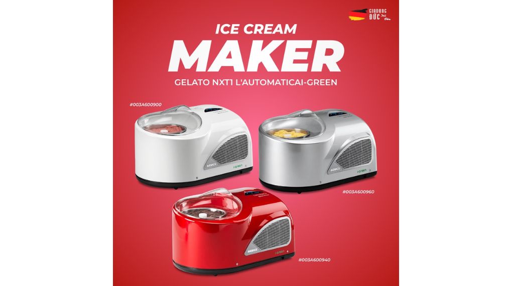 Máy làm kem mini Nemox Gelato NXT1 L’automatica i-Green 1,5 L - tổng quan thiết kế