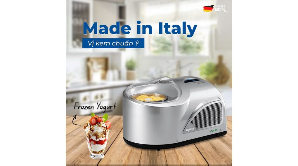 Máy làm kem mini Nemox Gelato NXT1 L’automatica i-Green 1,5 L - máy làm kem đa năng cho mọi gia đình
