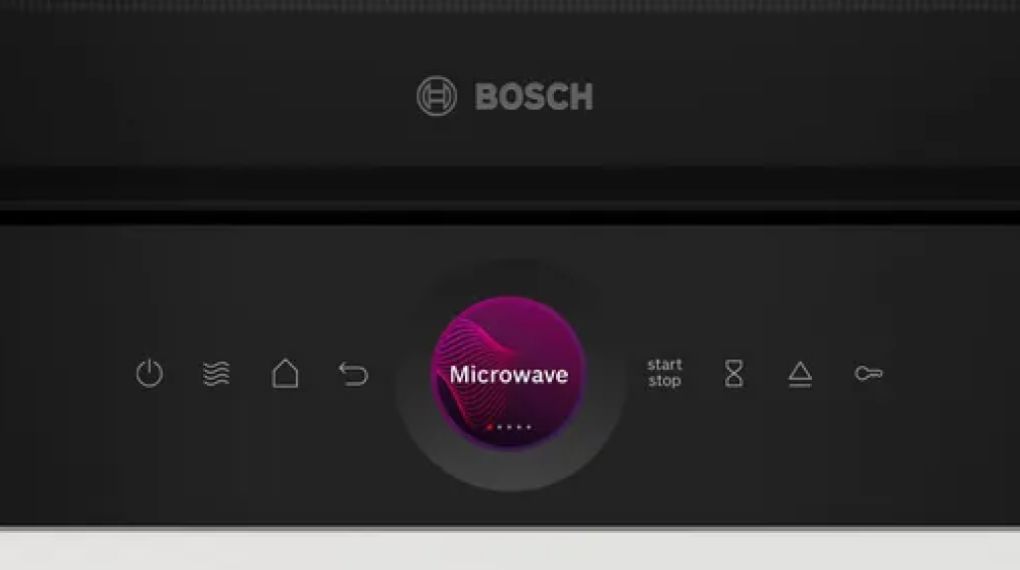 Lò vi sóng kèm nướng Bosch BEL7321B1 Series 8 Accent Line âm tủ - bảng điều khiển