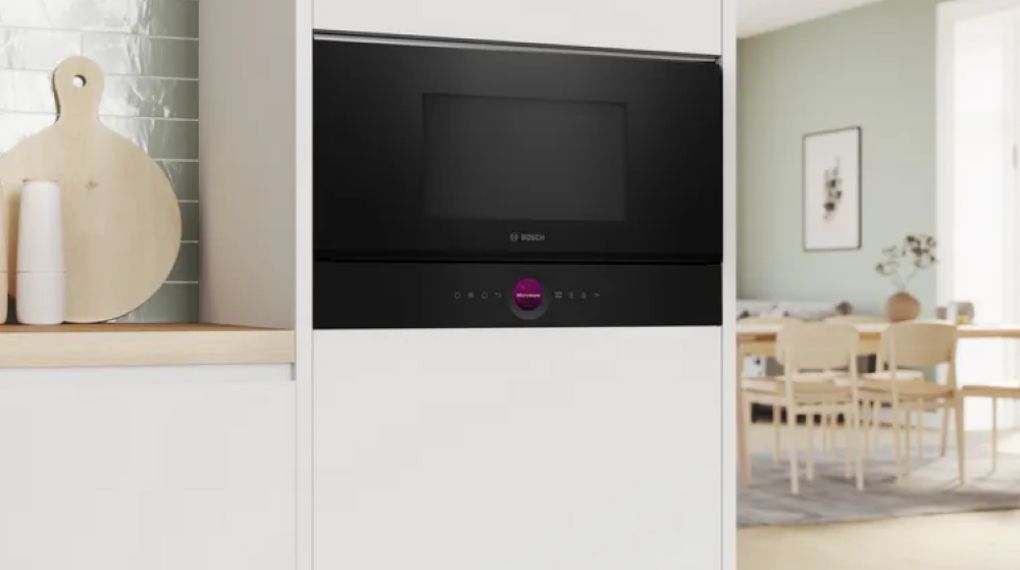 Lò vi sóng kèm nướng Bosch BEL7321B1 Series 8 Accent Line âm tủ - tổng quan thiết kế