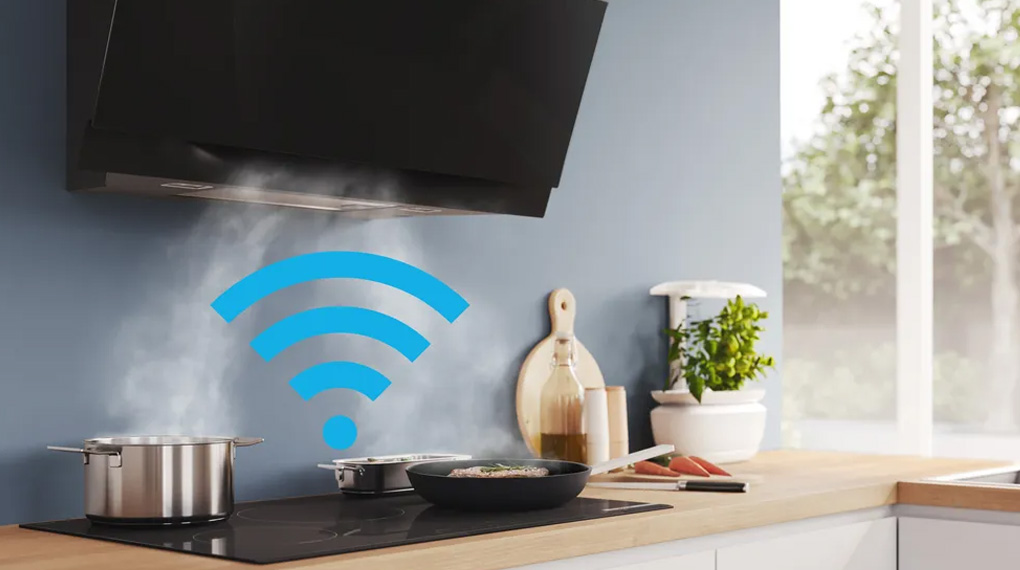 Bếp từ đa điểm Bosch PXY895DV1E series 8 7400 W - Kết nối wifi/điều khiển thông minh bằng điện thoại Bếp từ đa điểm Bosch PXY895DV1E series 8 7400 W