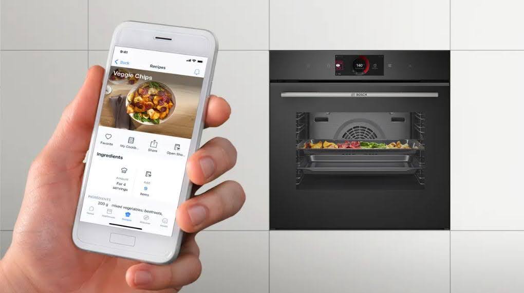 Lò nướng kèm hấp Bosch HSG7584B1 Series 8 âm tủ - Kết nối và điều khiển bằng điện thoại với Home Connect lo nuong kem hap bosch hsg7584b1 series 8 am tu 13 Gia Dụng Đức Sài Gòn