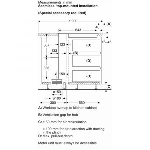 Máy hút mùi âm bàn Bosch DDW88MM66 series 8 Accent Line 17 may hut mui am ban bosch ddw88mm66 series 8 accent line 11 Gia Dụng Đức Sài Gòn