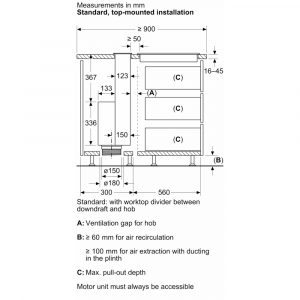 Máy hút mùi âm bàn Bosch DDW88MM66 series 8 Accent Line 16 may hut mui am ban bosch ddw88mm66 series 8 accent line 12 Gia Dụng Đức Sài Gòn