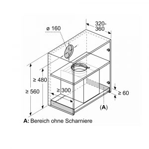 Máy hút mùi âm tủ Bosch DBB97DP60 series 6 Accent Line 18 may hut mui am tu bosch dbb97dp60 series 6 accent line 7 1 Gia Dụng Đức Sài Gòn