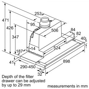 Máy hút mùi âm tủ Bosch DFS097K51 Series 8 Accent Line 17 may hut mui bosch dfs097k51 series 8 14 Gia Dụng Đức Sài Gòn