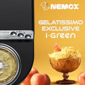 Máy làm kem mini Nemox 003A6102 Gelatissimo Exclusive i-Green 1,5 lít 9 may lam kem mini nemox 003a6102 gelatissimo exclusive i green 9 Gia Dụng Đức Sài Gòn