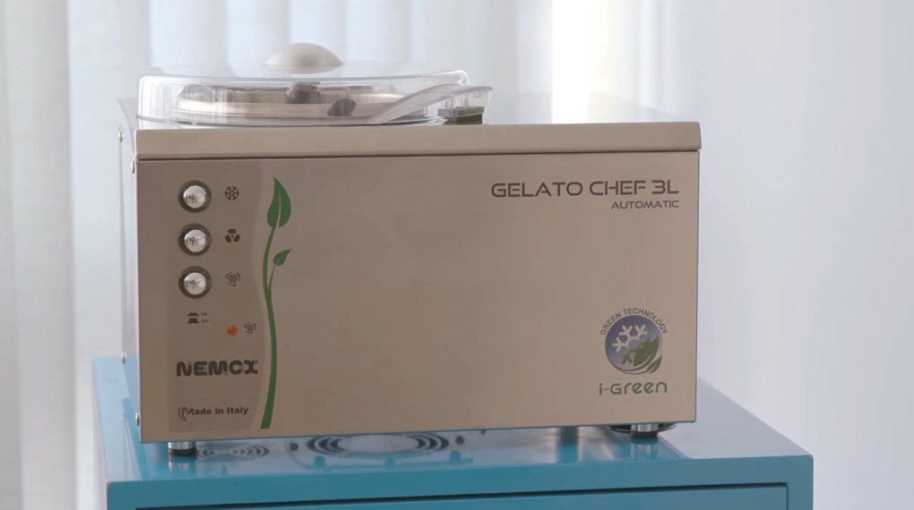 Máy làm kem mini Nemox 003B420250 Gelato Chef 3L AUTOMATIC i-Green 1,5 lít-Tổng quan thiết kế Máy làm kem mini Nemox 003B420250 Gelato Chef 3L AUTOMATIC i-Green 1,5 lít-Tổng quan thiết kế