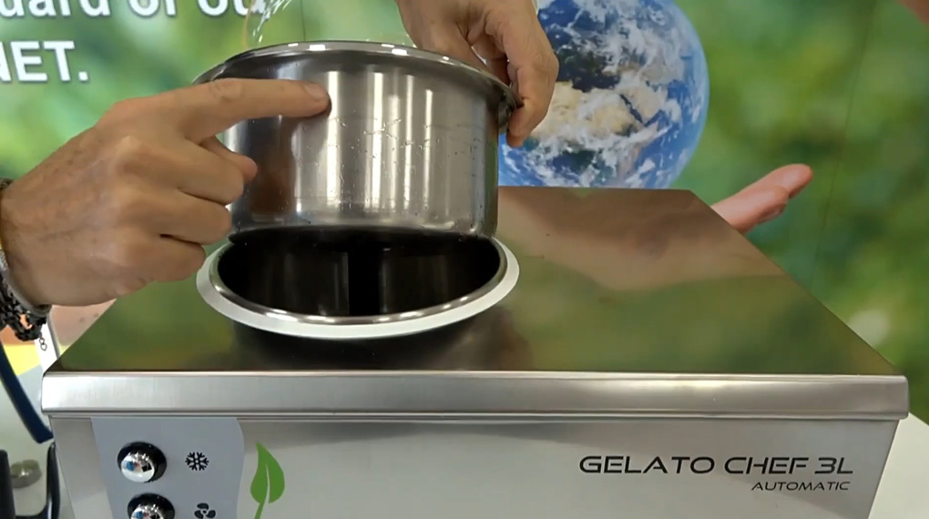 Máy làm kem mini Nemox 003B420250 Gelato Chef 3L AUTOMATIC i-Green 1,5 lít-Chất liệu cứng cáp, bền bỉ Máy làm kem mini Nemox 003B420250 Gelato Chef 3L AUTOMATIC i-Green 1,5 lít-Chất liệu cứng cáp, bền bỉ