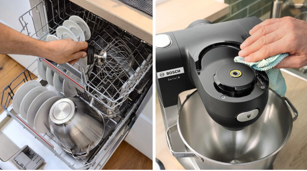 Máy trộn bột đa năng Bosch MUMS6ZS17 1600 W Series 6-Phụ kiện vệ sinh được trong máy rửa chén Máy trộn bột đa năng Bosch MUMS6ZS17 1600 W Series 6-Phụ kiện vệ sinh được trong máy rửa chén
