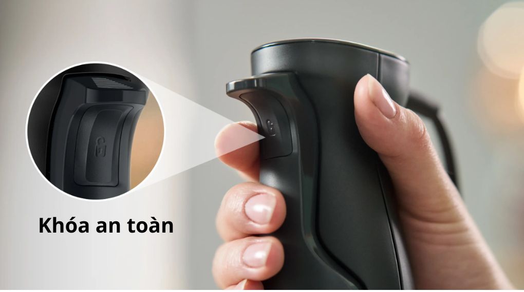 Máy xay cầm tay đa năng Bosch MSM4B624 Series 4-Trang bị khóa an toàn Máy xay cầm tay đa năng Bosch MSM4B624 Series 4-Trang bị khóa an toàn