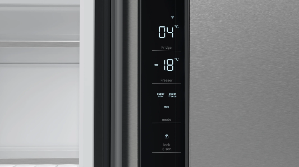 Tủ lạnh Bosch 605 lít KFN96APEAG Series 4-Bảng điều khiển cảm ứng dễ sử dụng Tủ lạnh Bosch 605 lít KFN96APEAG Series 4-Bảng điều khiển cảm ứng dễ sử dụng
