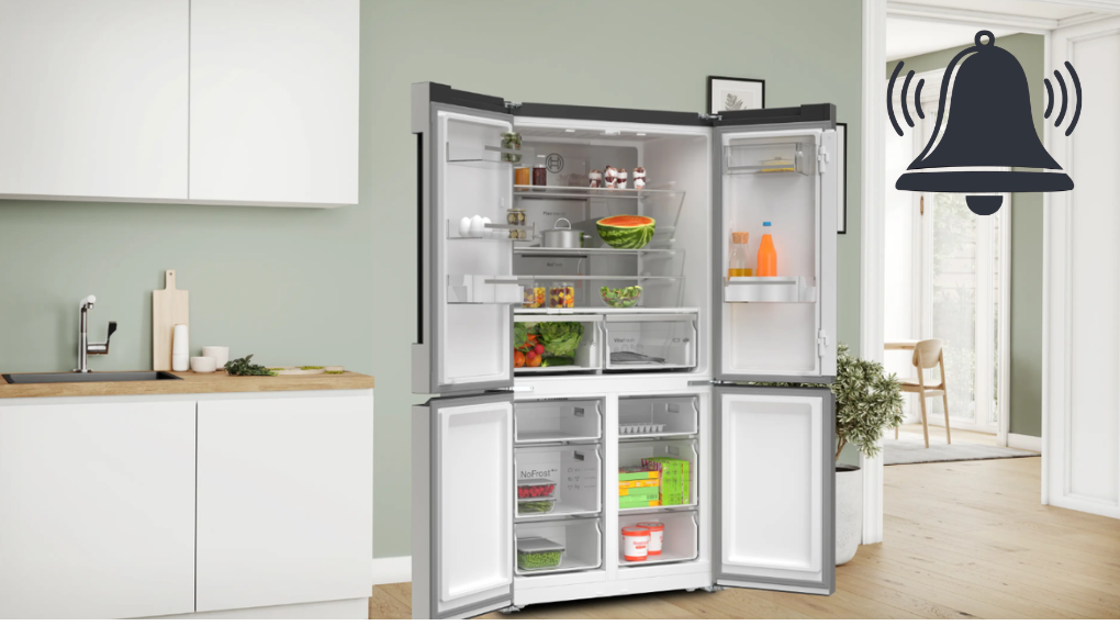 Tủ lạnh Bosch 605 lít KFN96APEAG Series 4-Tích hợp tiếng chuông cảnh báo tiện lợi Tủ lạnh Bosch 605 lít KFN96APEAG Series 4-Tích hợp tiếng chuông cảnh báo tiện lợi