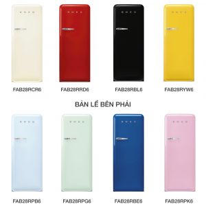 Tủ lạnh inverter Smeg 270 lít FAB28xxx6 màu trơn 1 tu lanh smeg 270 lit fab28xxx6 mau tron 17 Gia Dụng Đức Sài Gòn
