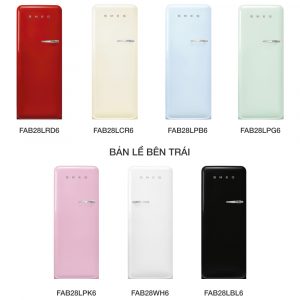 Tủ lạnh inverter Smeg 270 lít FAB28xxx6 màu trơn 3 tu lanh smeg 270 lit fab28xxx6 mau tron 18 Gia Dụng Đức Sài Gòn