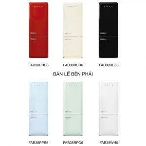 Tủ lạnh inverter Smeg 481 lít FAB38xxx6 màu trơn 1 tu lanh smeg 270 lit fab28xxx6 mau tron 19 1 Gia Dụng Đức Sài Gòn