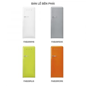 Tủ lạnh inverter Smeg 270 lít FAB28xxx6 màu trơn 2 tu lanh smeg 270 lit fab28xxx6 mau tron 19 Gia Dụng Đức Sài Gòn