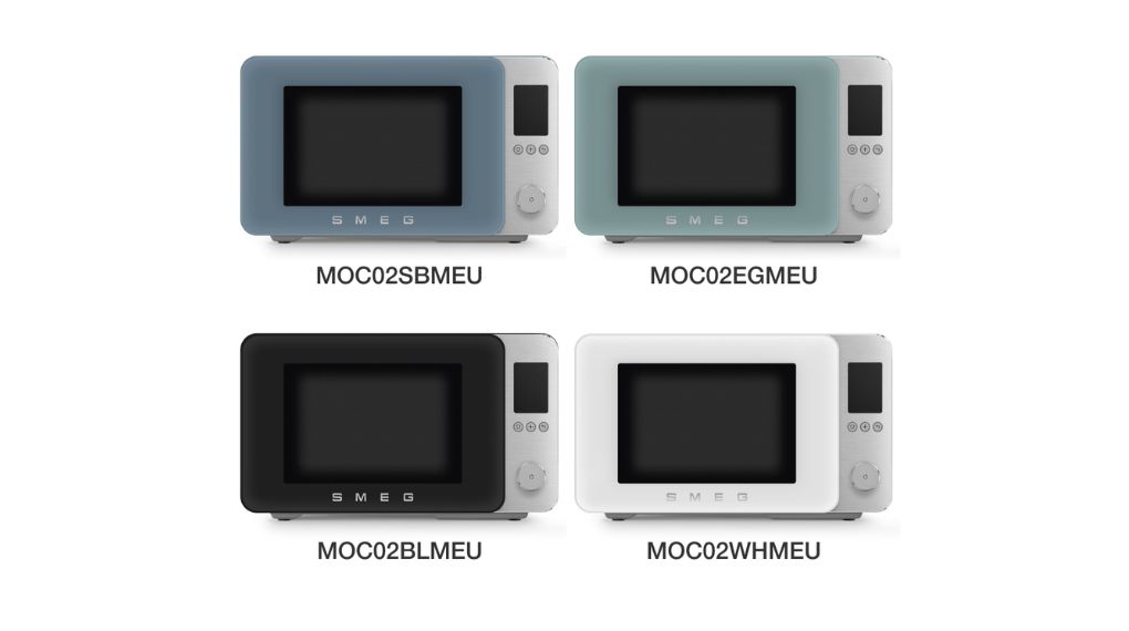 Lò vi sóng đa năng Smeg MOC02 Collezione - tổng quan thiết kế
