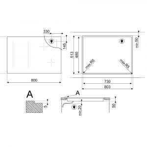 Bếp từ đa điểm Smeg SI1M4844D 7400 W Classica 6 bep tu 4 vung nau smeg si1m4844d 7400 w classica 4 Gia Dụng Đức Sài Gòn