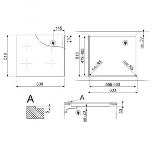 Bếp từ 4 vùng nấu Smeg SI4642D 7400 W Universale 9 bep tu 4 vung nau smeg si4642d 7400 w universale 6 Gia Dụng Đức Sài Gòn