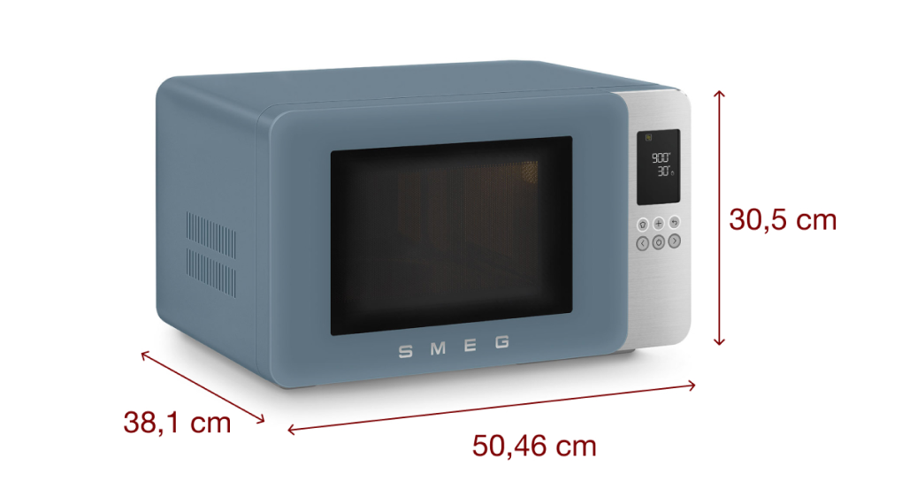 Lò vi sóng kèm nướng Smeg MOC01 - Thông số lắp đặt Lò vi sóng kèm nướng Smeg MOC01