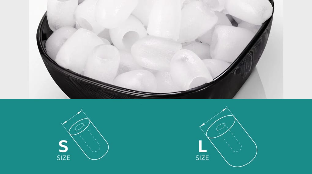 Máy làm đá Ritter 952000 BEEZER® IceCube mini nhỏ gọn làm đá nhanh chóng