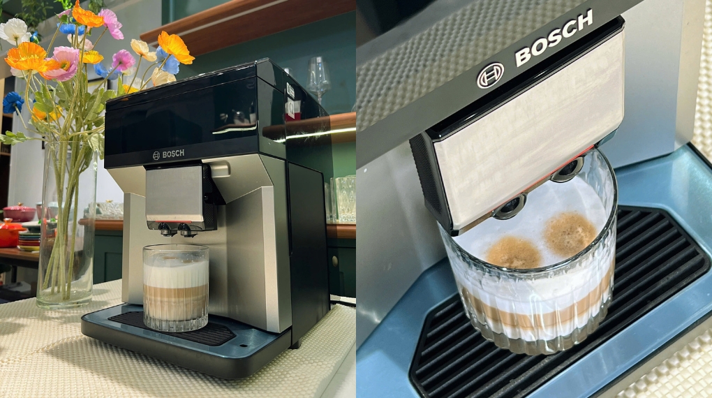 Hệ thống tạo bọt sữa ảnh hưởng trực tiếp đến mức giá máy pha cafe Bosch