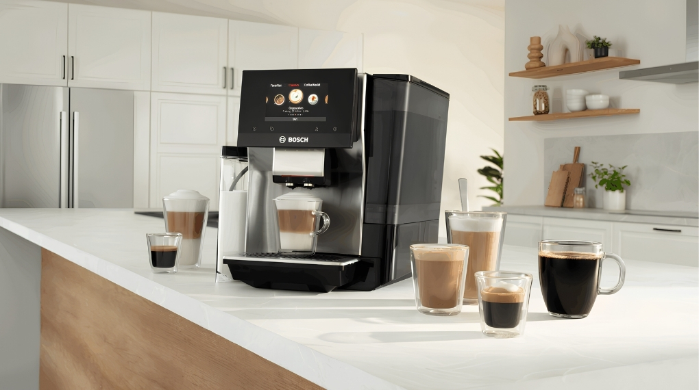 Máy pha cà phê Bosch Series 8 sở hữu tính năng OneTouch & OneTouch DoubleCup