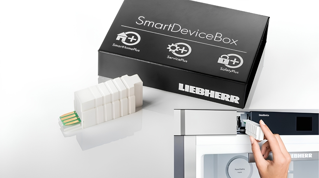 Tủ lạnh Liebherr SBSes 8496 hỗ trợ lắp đặt SmartDeviceBox cho phép kết nối với mạng Wi-Fi